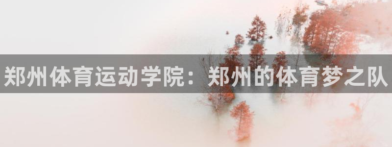 凯发官方正版app集团logo：郑州体育运动学院：郑